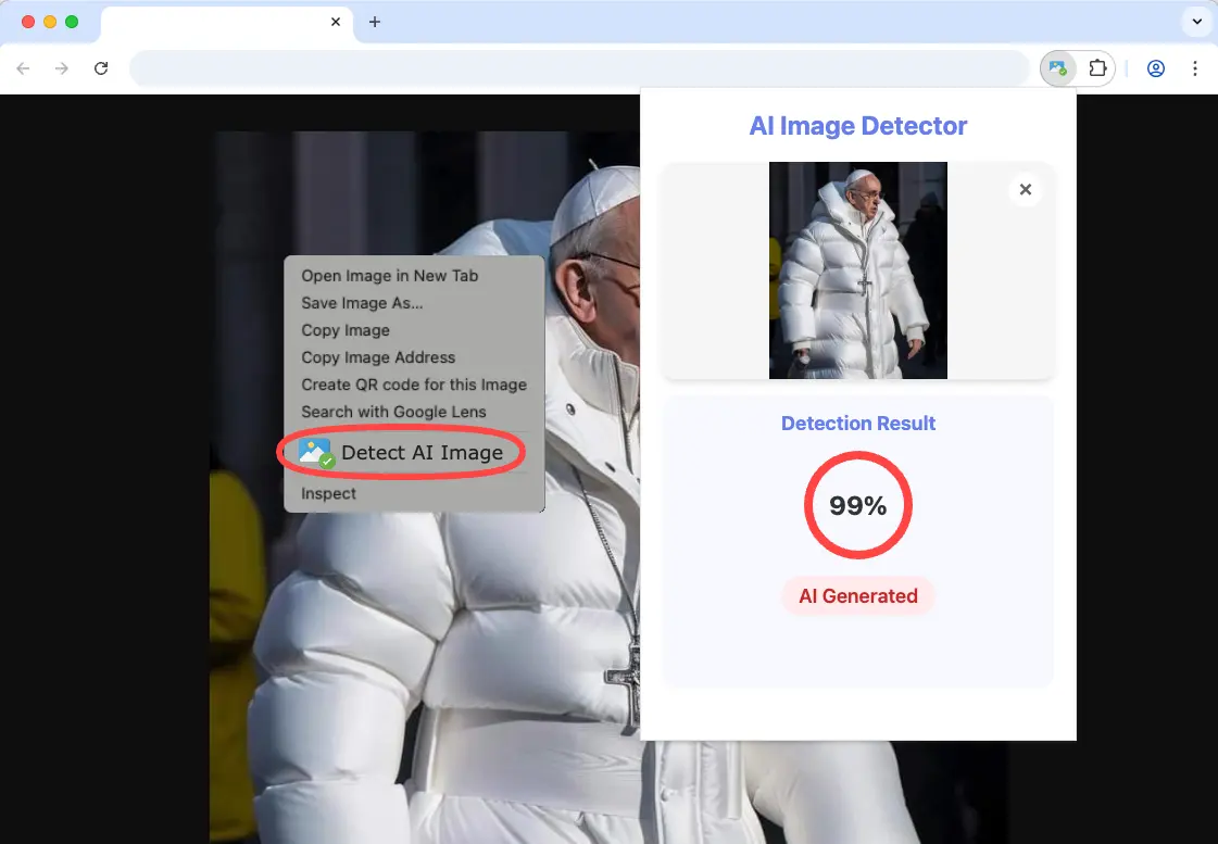Extension installed illustration